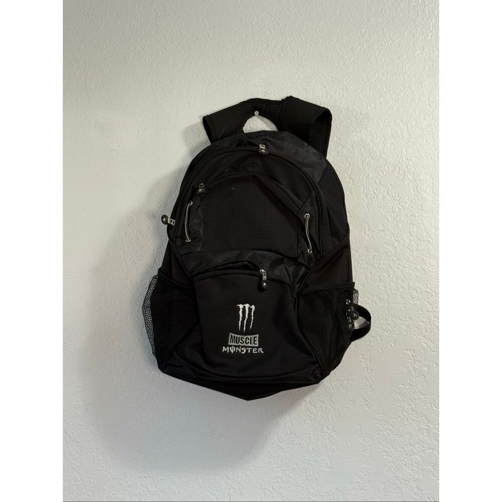 Monster Muscle  Energy collab laptop Backpack black